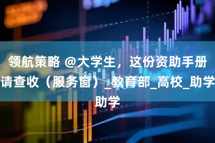 领航策略 ＠大学生，这份资助手册请查收（服务窗）_教育部_高校_助学